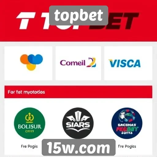 Métodos de pagamento disponíveis na topbet